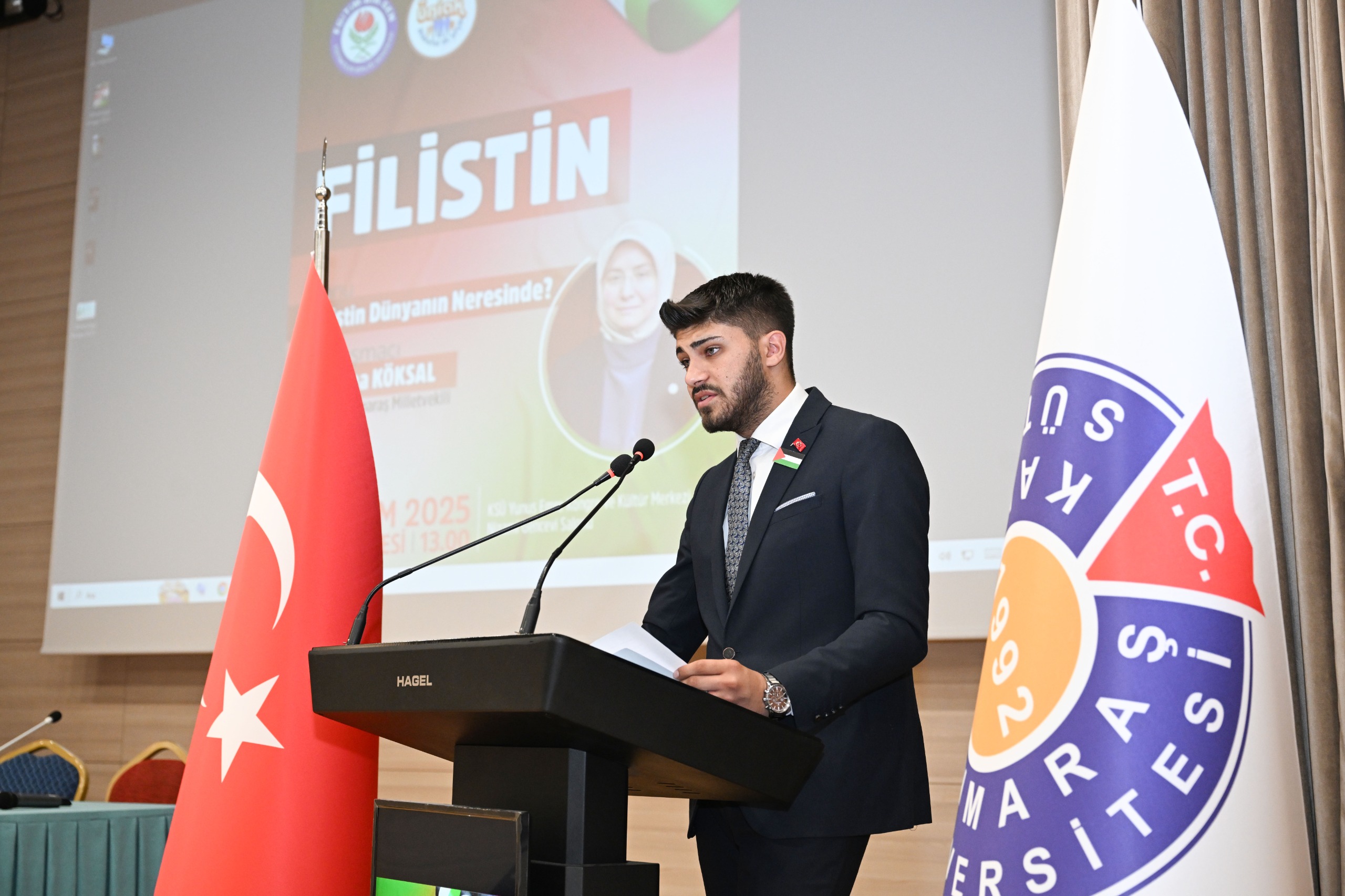 “Filistin Dünyanın Neresinde?” Konferansı KSÜ’de Gerçekleştirildi