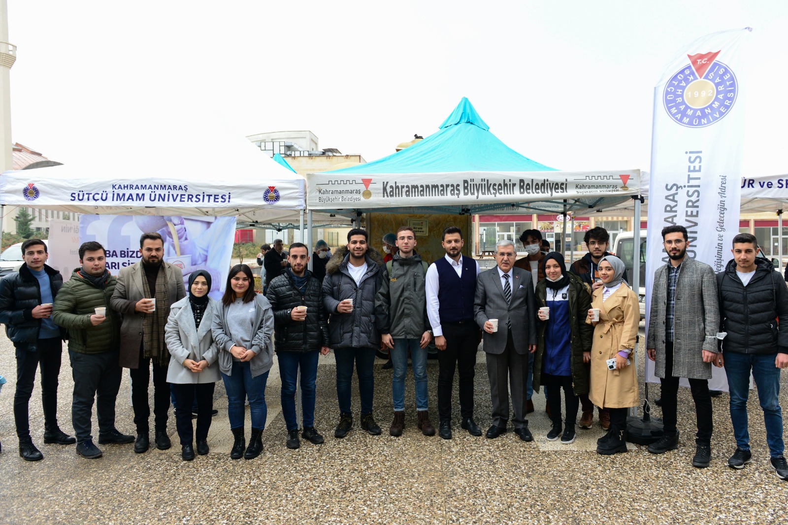 Kahramanmaraş Büyükşehir Belediyesinden Üniversitemiz Öğrencilerine Sınav Haftasında Çorba İkramı