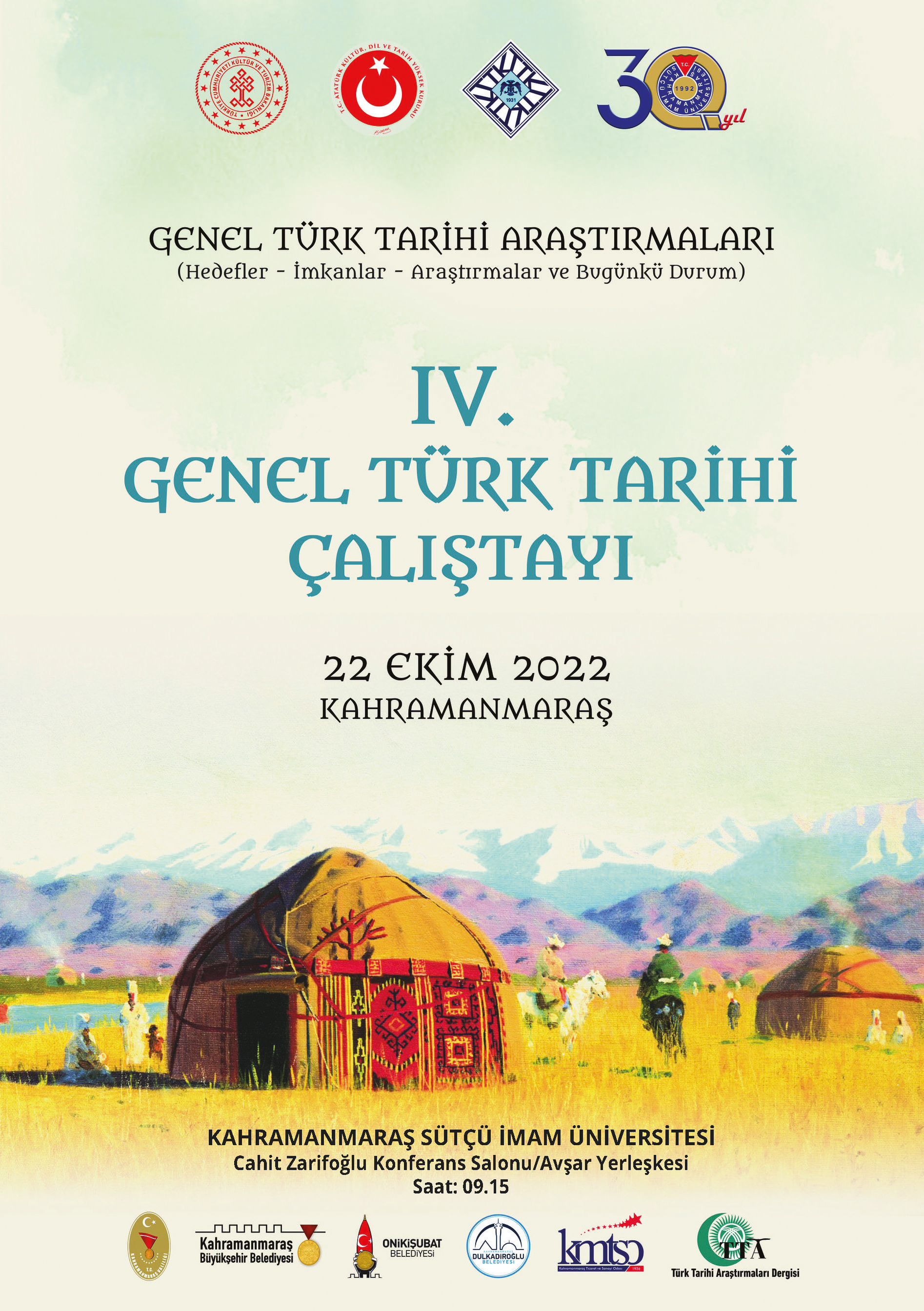 KSÜ, “4. Genel Türk Tarihi Çalıştayı”na Ev Sahipliği Yaptı