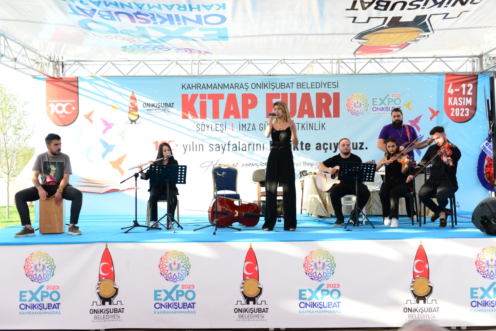 KSÜ Güzel Sanatlar Fakültesi, EXPO 2023 Kitap Fuarı Kapsamında Resim Sergisi ve Konser Düzenledi