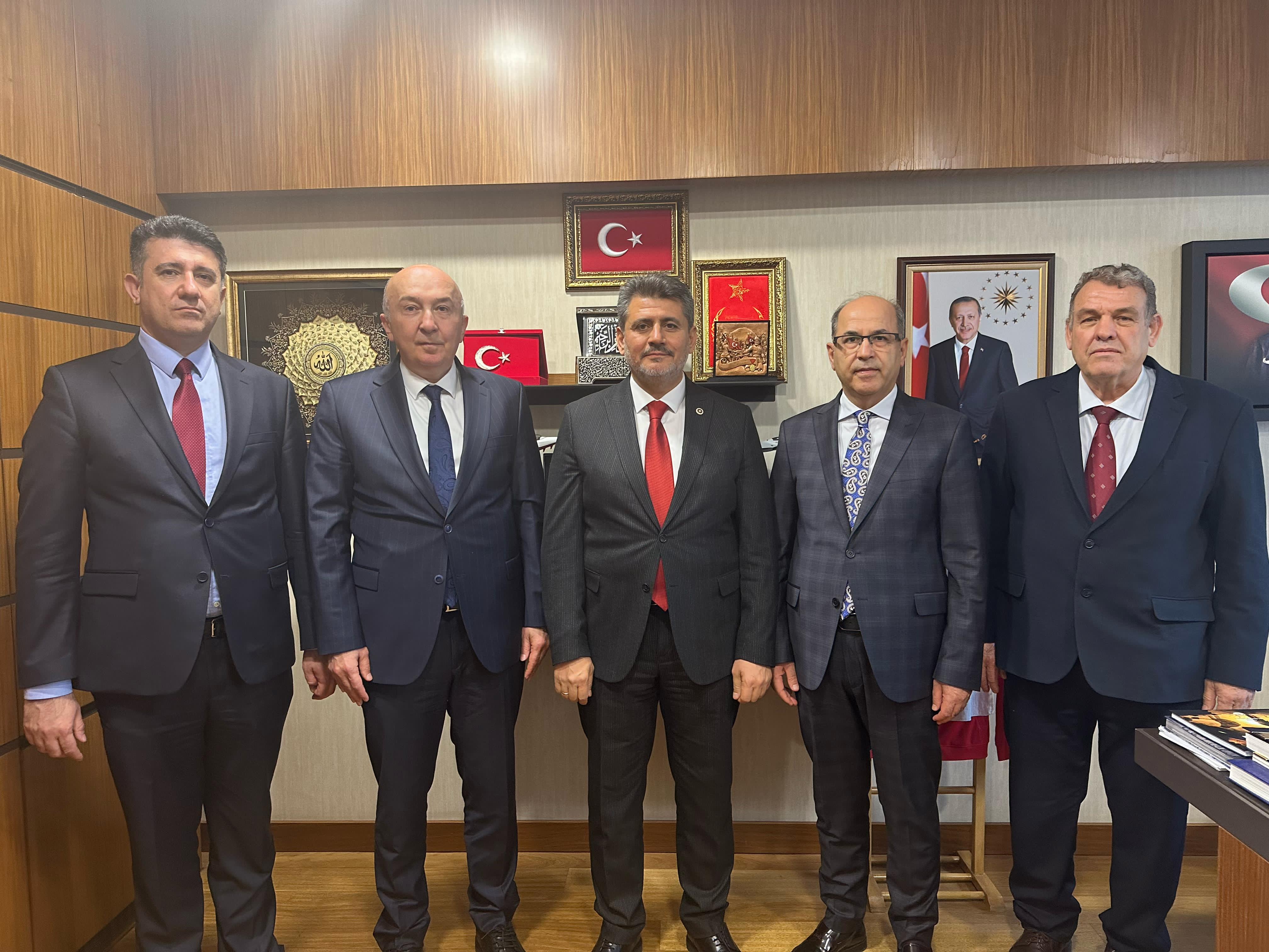 KSÜ Yönetiminden Kahramanmaraş Milletvekillerine Ziyaret