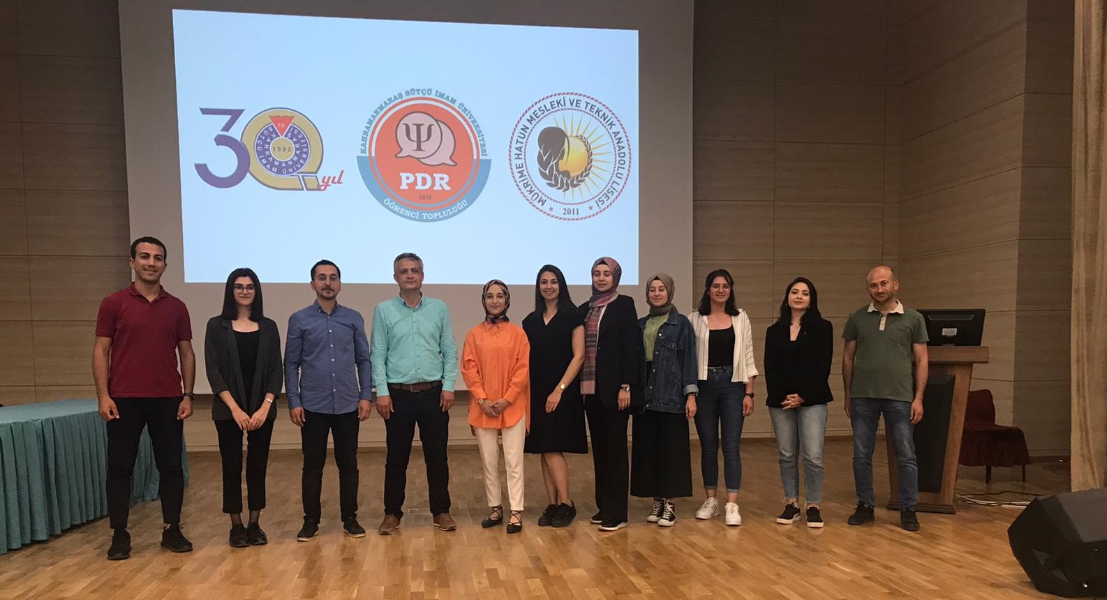 KSÜ PDR Öğrenci Topluluğu, Mükrime Hatun Mesleki ve Teknik Anadolu Lisesi Öğrencilerini Üniversitemizde Ağırladı 