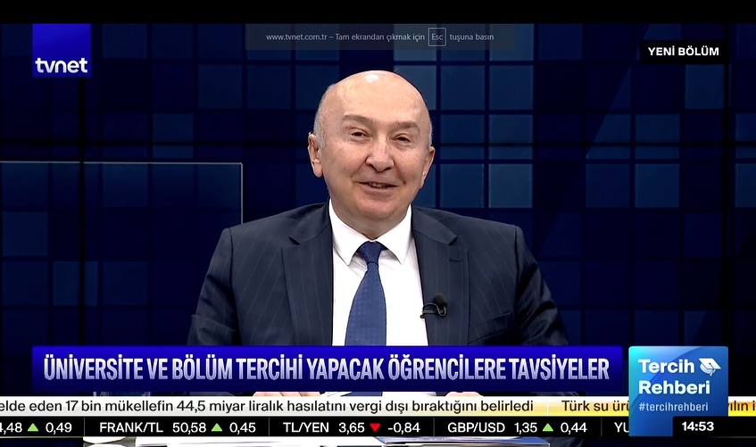 KSÜ Rektörü Prof. Dr. Alptekin Yasım, TVNET’e Konuk Oldu
